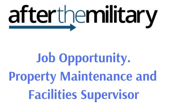 Job Opportunity. Property Maintenance and Facilities Supervisor