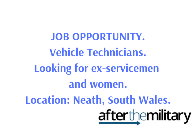 Job opportunity - Vehicle Technician